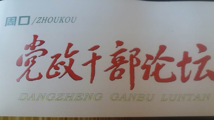 周口党政干部论坛
