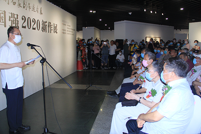 “马国强2020新作展”在河南博物院开幕