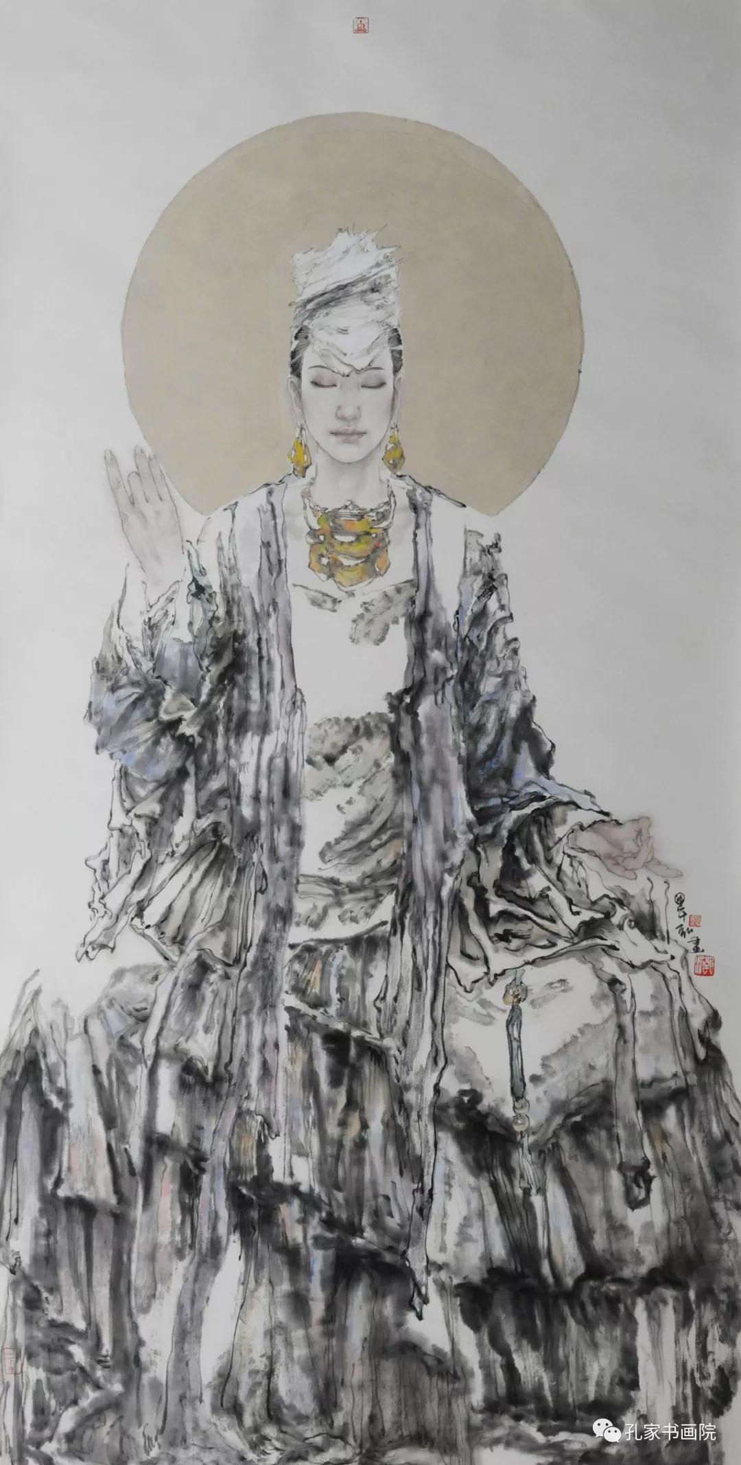 弘扬儒家思想，繁荣文化艺术,著名国画家——郭弘作品欣赏