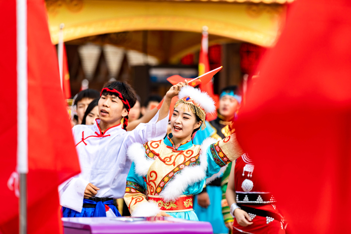 文旅融合谱乐章 中牟千年箜篌奏响祖国赞歌